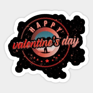 happy valentines day Sticker